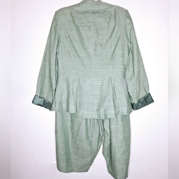 Ateliers Rare Toggery "Strictly Business" Quite Lux.,office,cotton,wideleg,suit - Picture 11 of 11